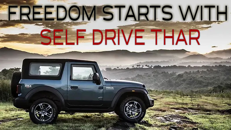 Mahindra Thar Self Drive Car Rental | Best 4x4 SUV Rental Service